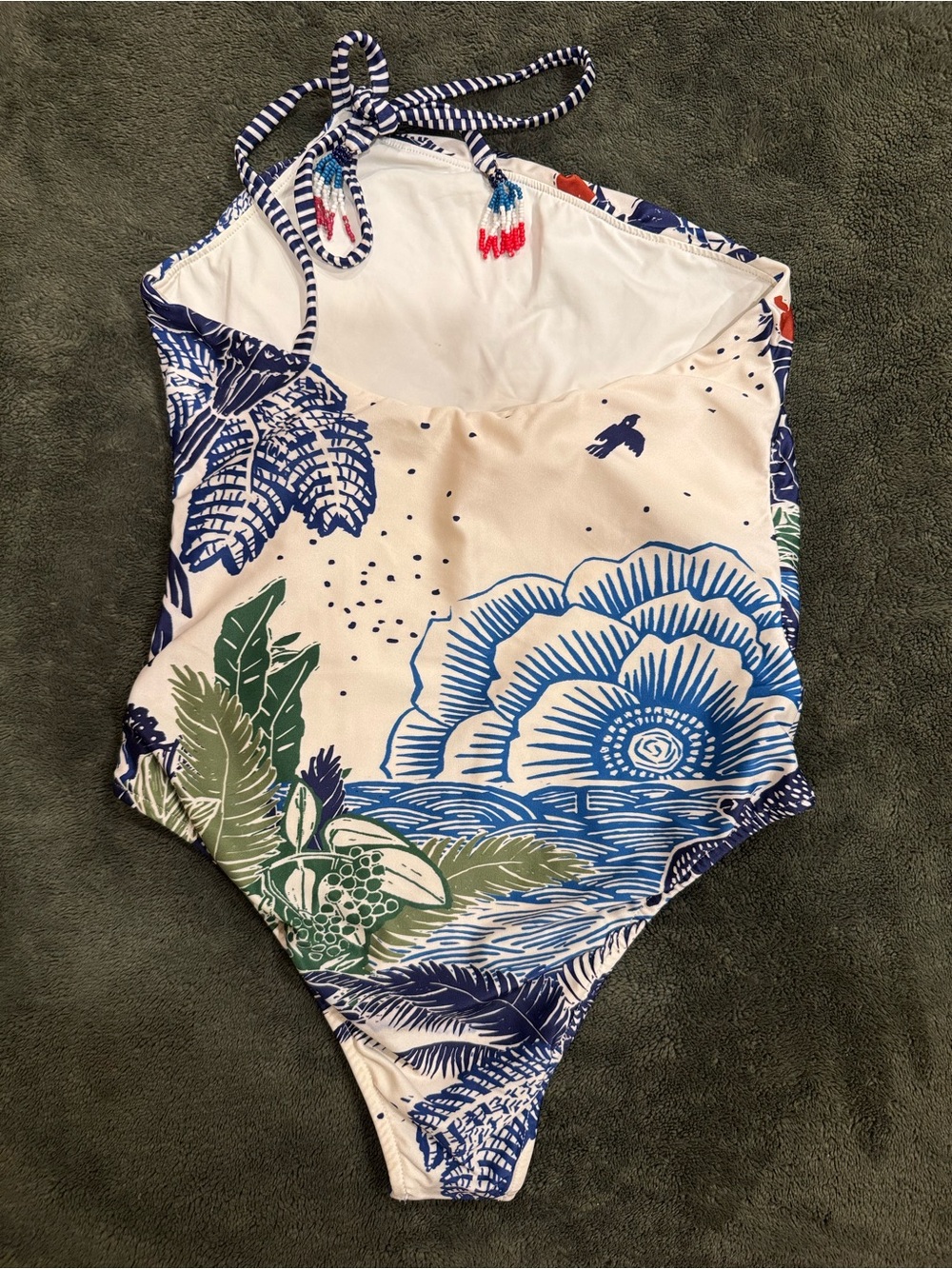 FARM Rio Graphic Rio One-Piece Swimsuit M - Picture 7 of 10